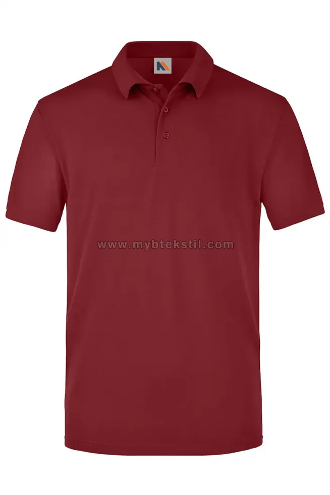 Bordo Toptan Polo Tişört