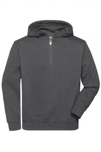 Balıkçı Yaka Füme Hoodie