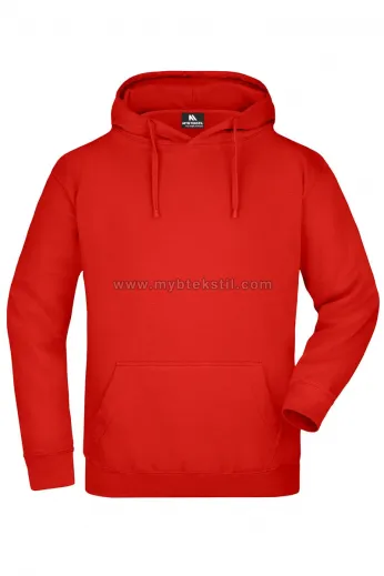 Sweatshirt Kapşonlu Kırmızı