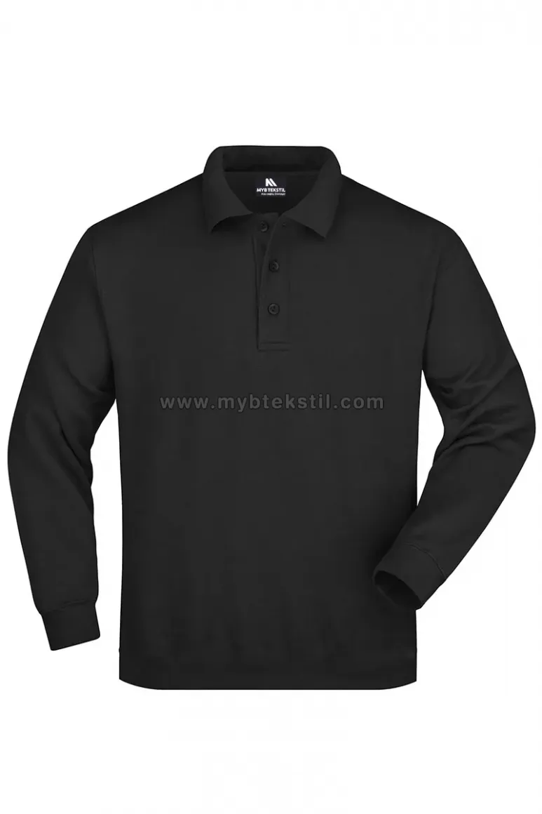 Polo Siyah Sweatshirt