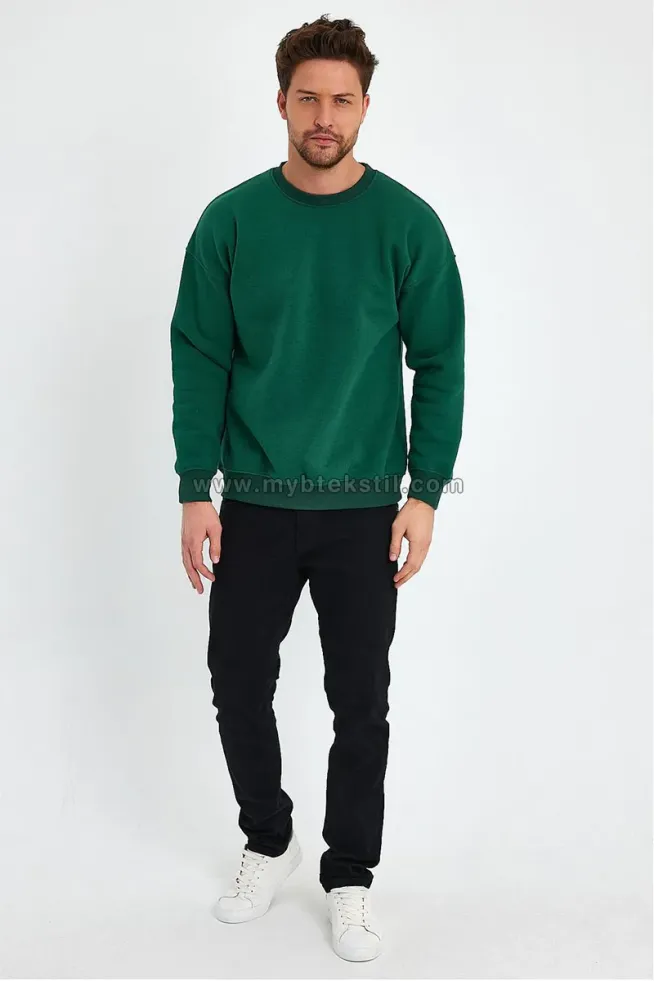 Kışlık Yeşil Sweatshirt