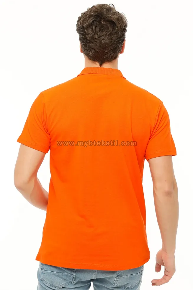 Turuncu T-shirt Polo Yaka